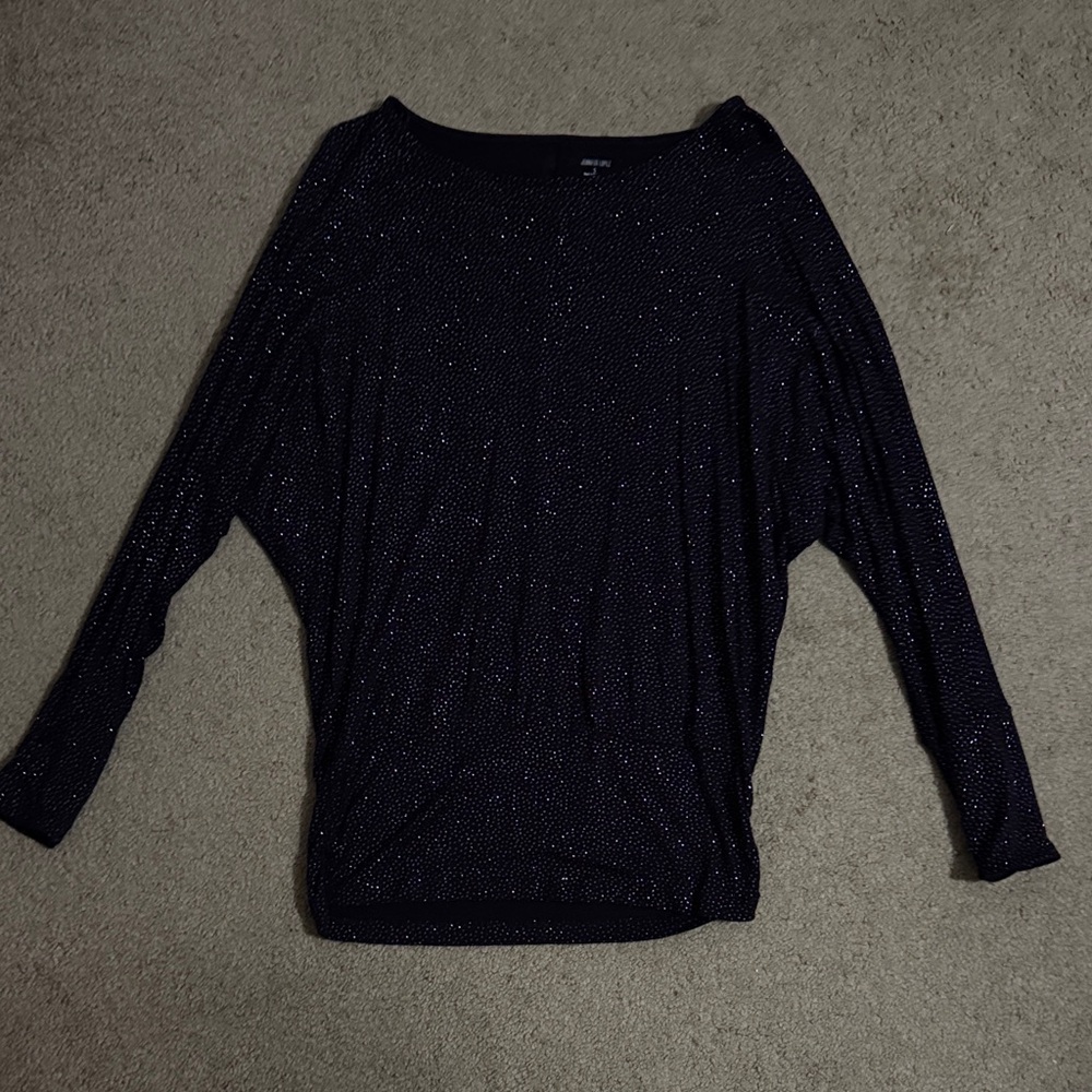 Elegant Purple Sparkle Women's Top